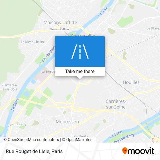 Rue Rouget de L'Isle map