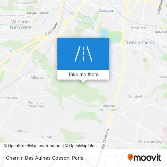 Chemin Des Aulnes Cosson map