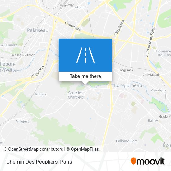 Chemin Des Peupliers map