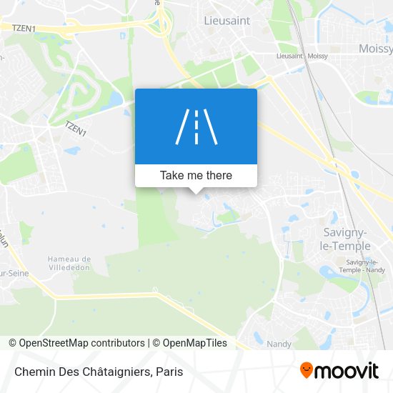 Chemin Des Châtaigniers map