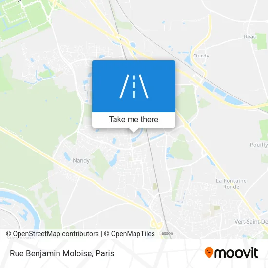 Rue Benjamin Moloise map