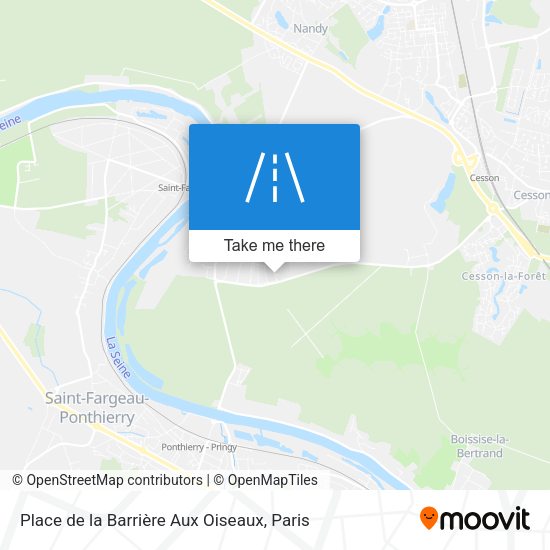Place de la Barrière Aux Oiseaux map