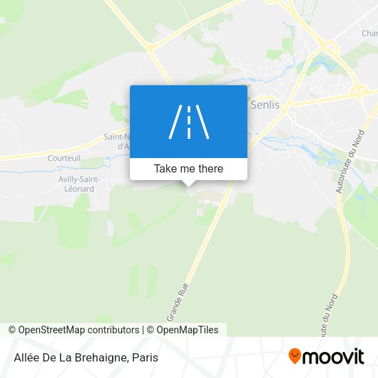 Allée De La Brehaigne map