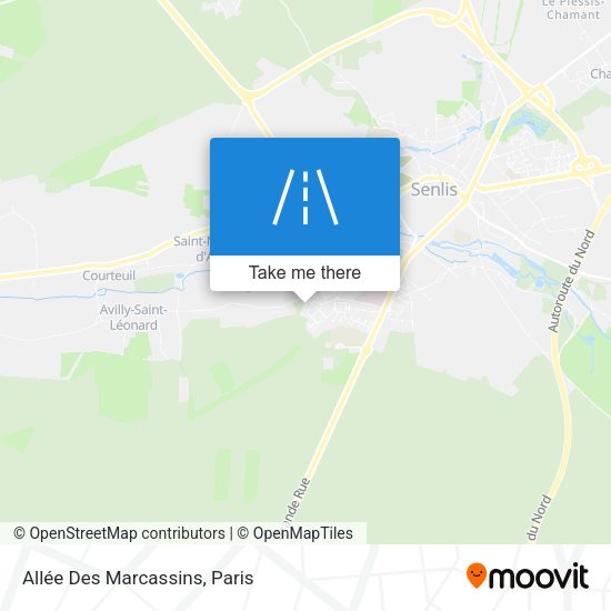 Allée Des Marcassins map