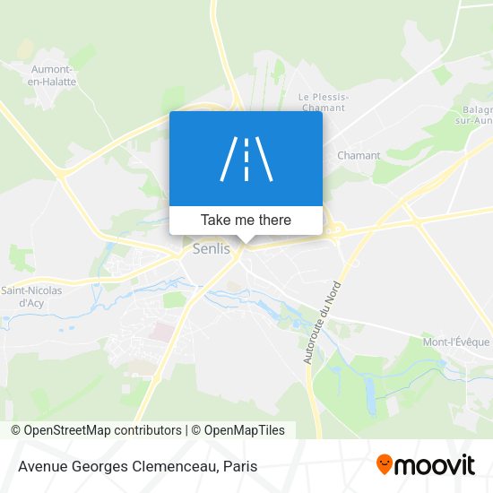 Avenue Georges Clemenceau map