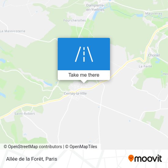 Allée de la Forêt map