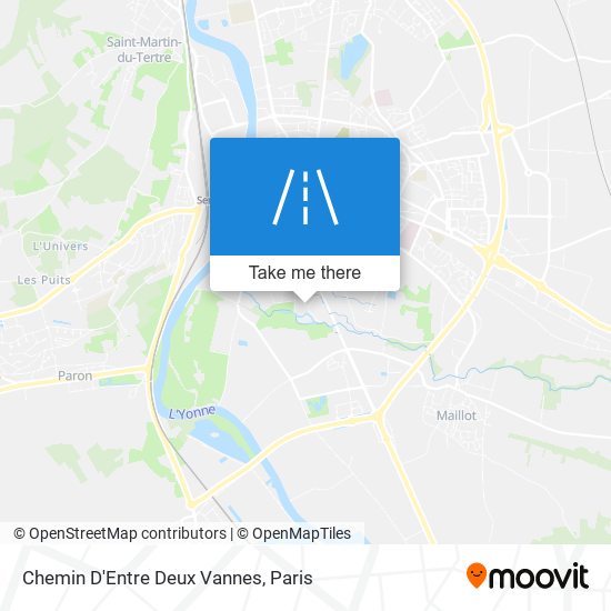 Chemin D'Entre Deux Vannes map