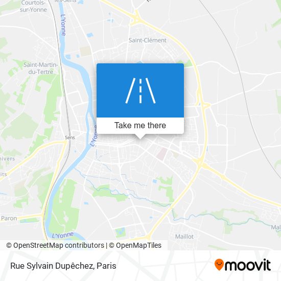 Rue Sylvain Dupêchez map
