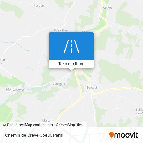 Chemin de Crève-Coeur map