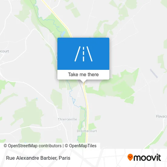 Mapa Rue Alexandre Barbier