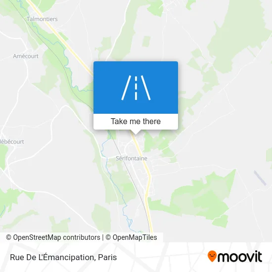 Rue De L'Émancipation map