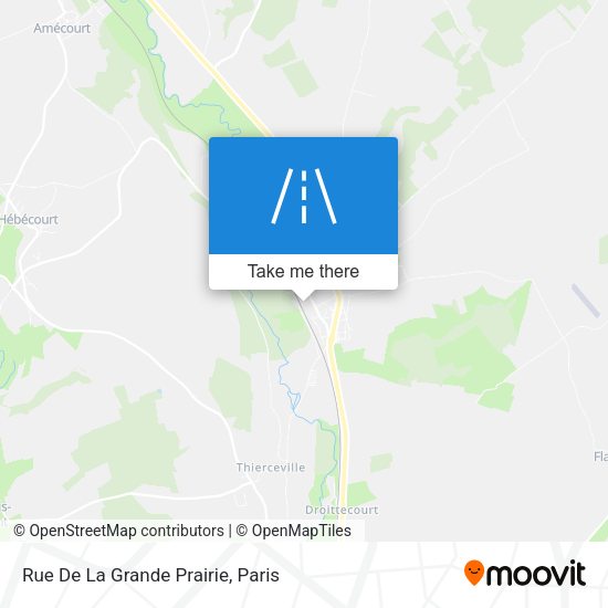 Rue De La Grande Prairie map
