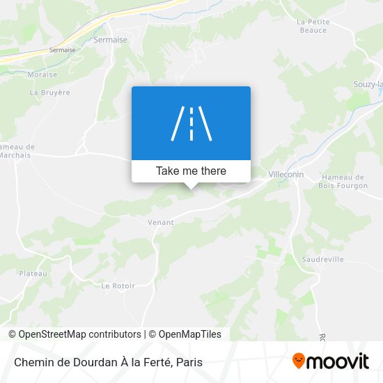 Chemin de Dourdan À la Ferté map