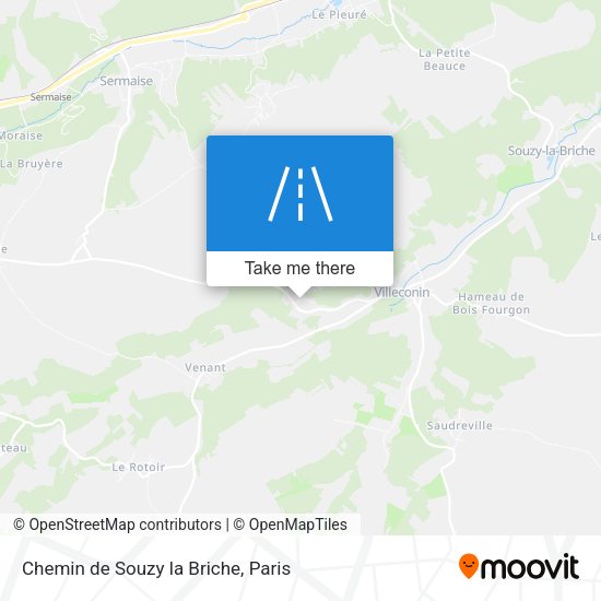 Chemin de Souzy la Briche map