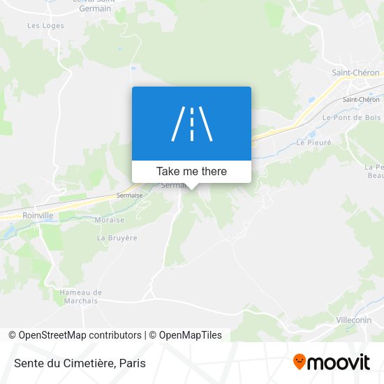 Sente du Cimetière map