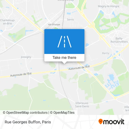 Rue Georges Buffon map