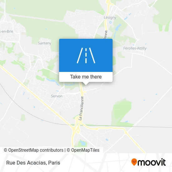 Rue Des Acacias map