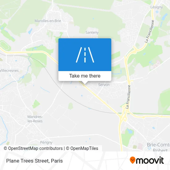 Rue Des Platanes map