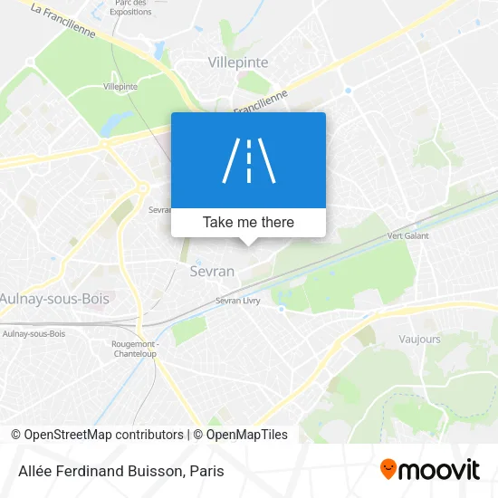 Allée Ferdinand Buisson map