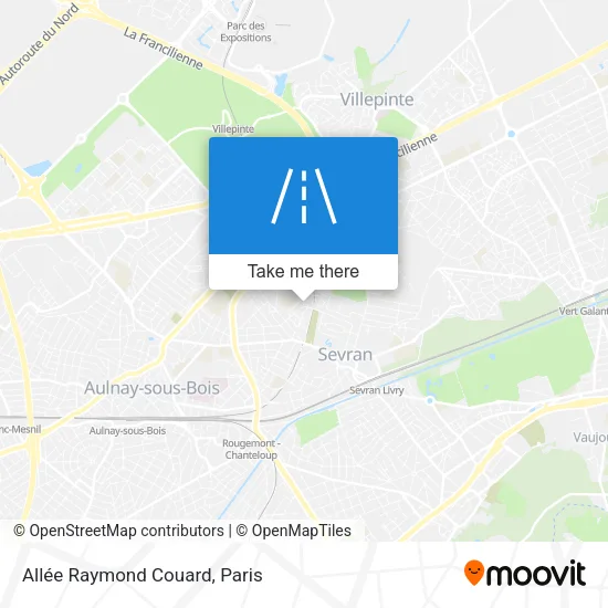 Allée Raymond Couard map