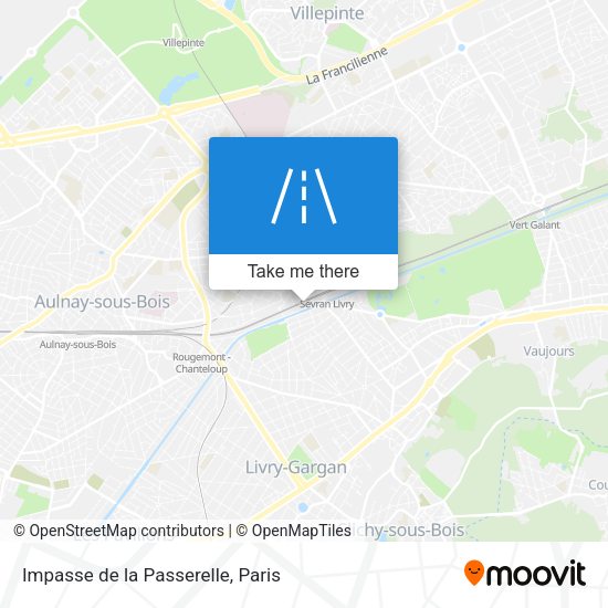 Impasse de la Passerelle map