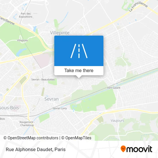 Rue Alphonse Daudet map