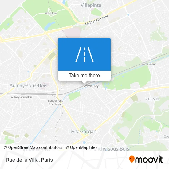 Rue de la Villa map