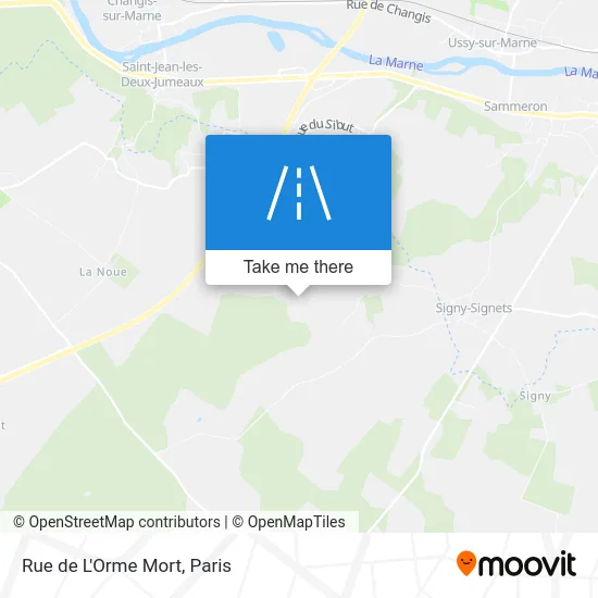 Rue de L'Orme Mort map