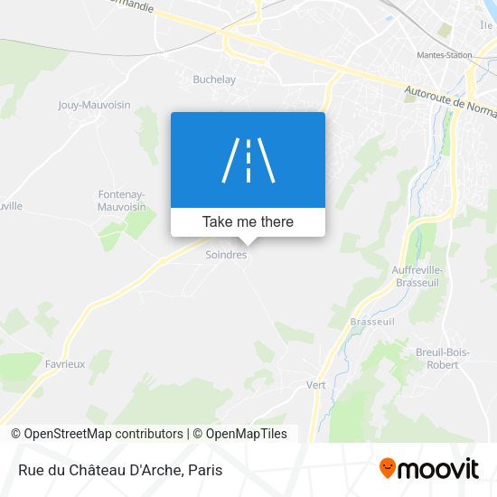 Rue du Château D'Arche map