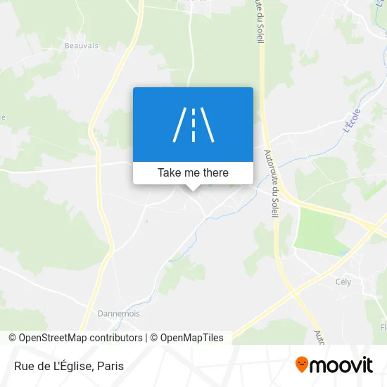 Rue de L'Église map