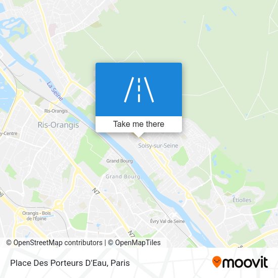 Place Des Porteurs D'Eau map