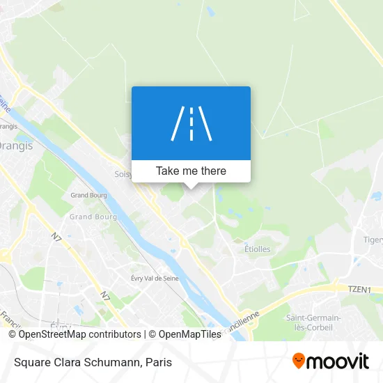 Square Clara Schumann map