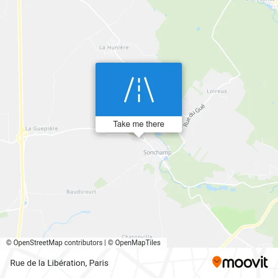 Rue de la Libération map