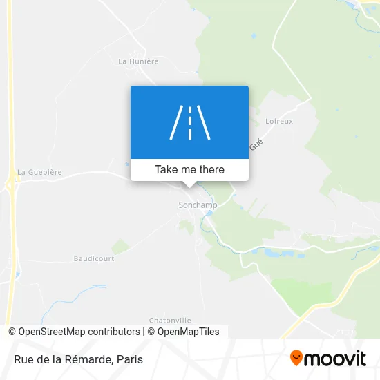 Rue de la Rémarde map
