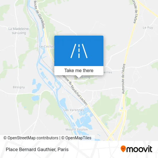 Place Bernard Gauthier map