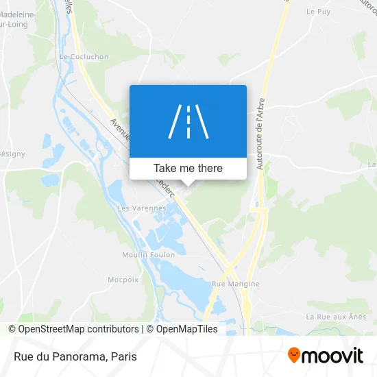 Rue du Panorama map
