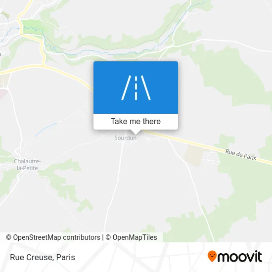 Rue Creuse map