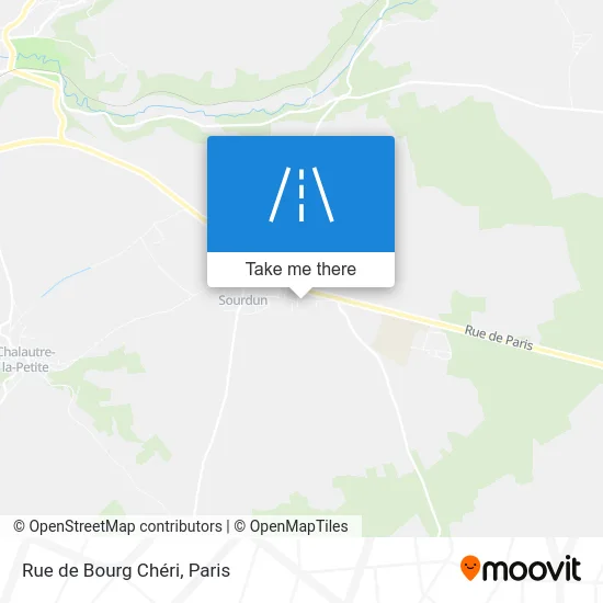 Mapa Rue de Bourg Chéri