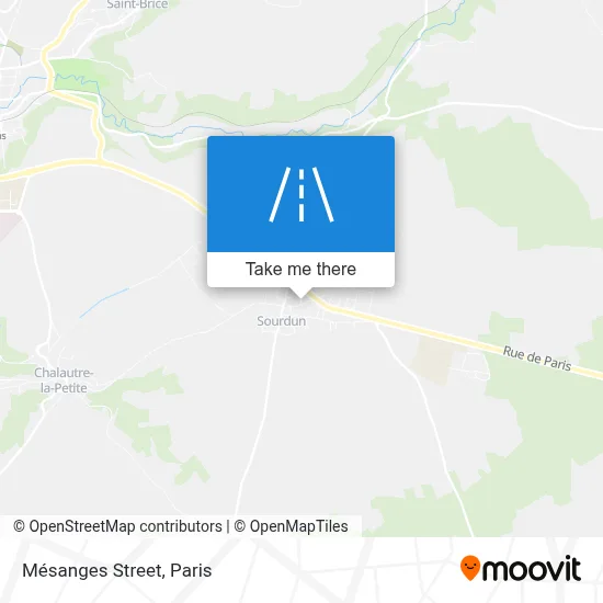 Rue Des Mésanges map