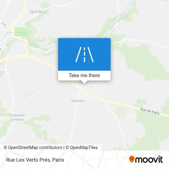 Rue Les Verts Prés map