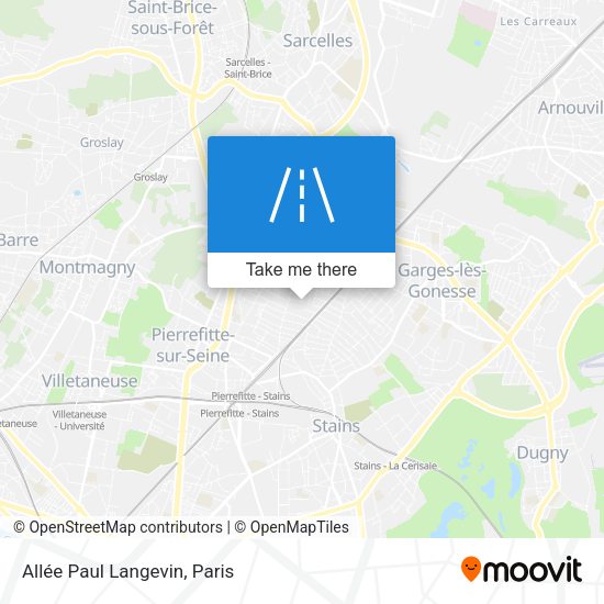 Allée Paul Langevin map