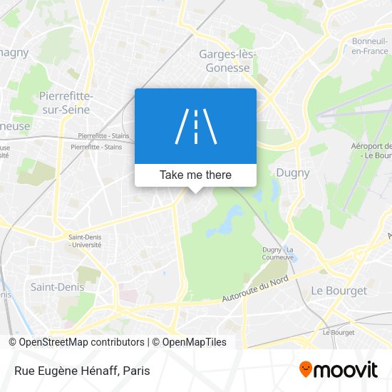 Rue Eugène Hénaff map