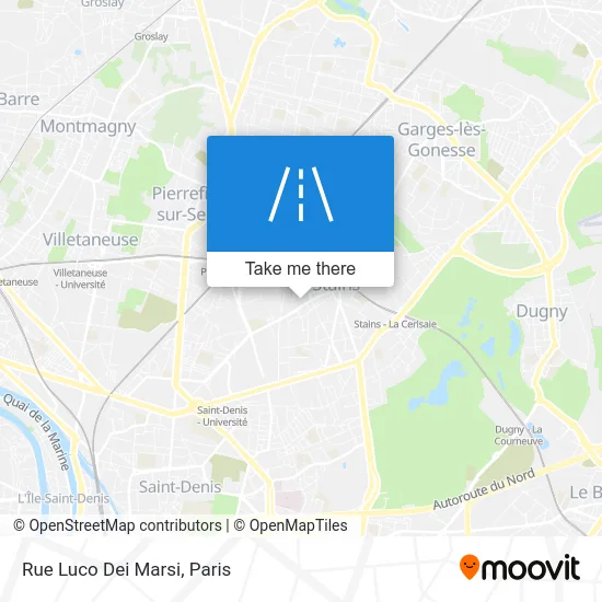 Rue Luco Dei Marsi map