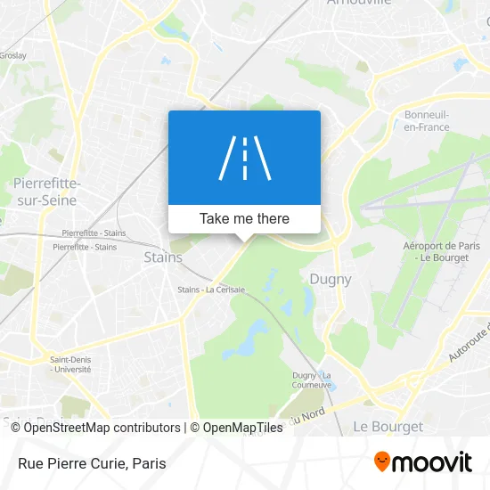 Rue Pierre Curie map