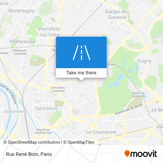 Rue René Boin map