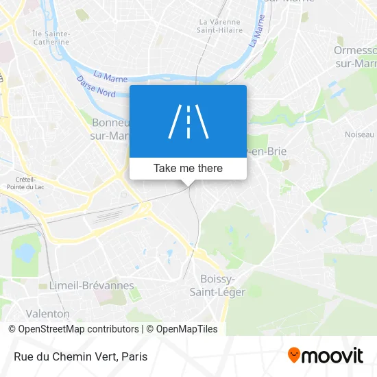 Rue du Chemin Vert map