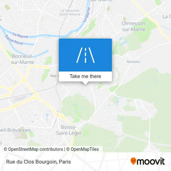 Rue du Clos Bourgoin map