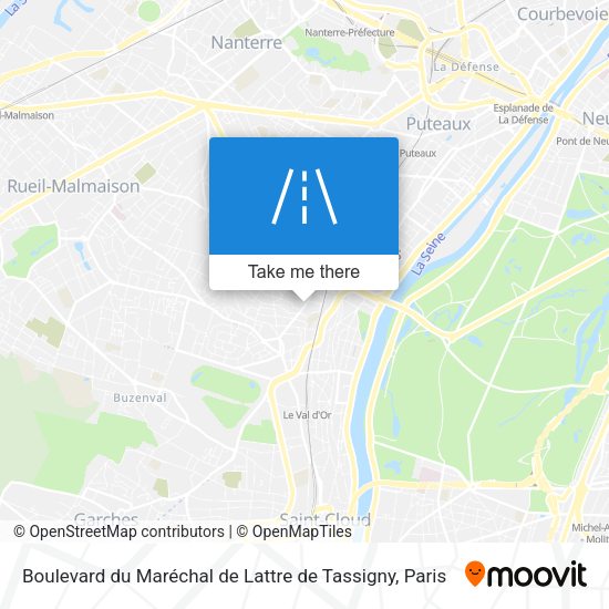 Boulevard du Maréchal de Lattre de Tassigny map