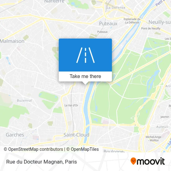 Rue du Docteur Magnan map