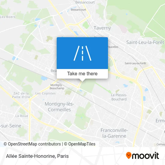Allée Sainte-Honorine map